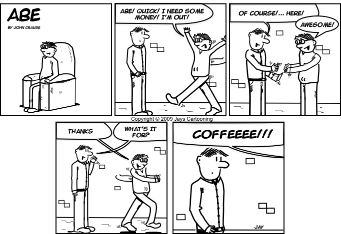 Abe - Need Money Comic