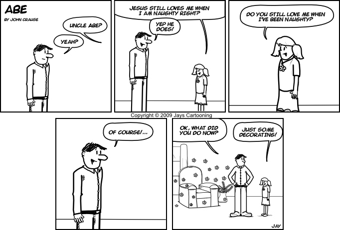 Abe - Decorating Comic