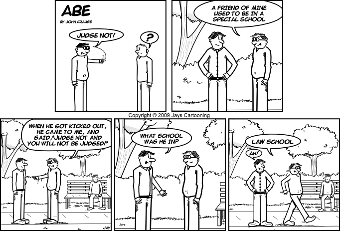 Abe - Judge Not Comic