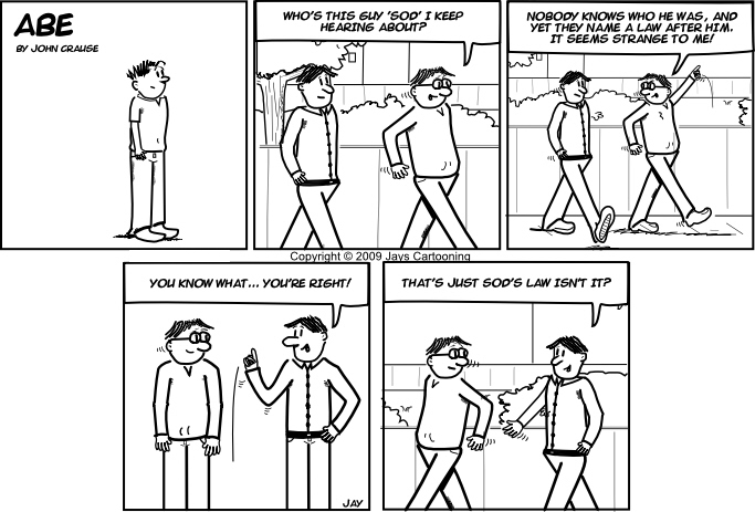 Abe - Sods Law Comic