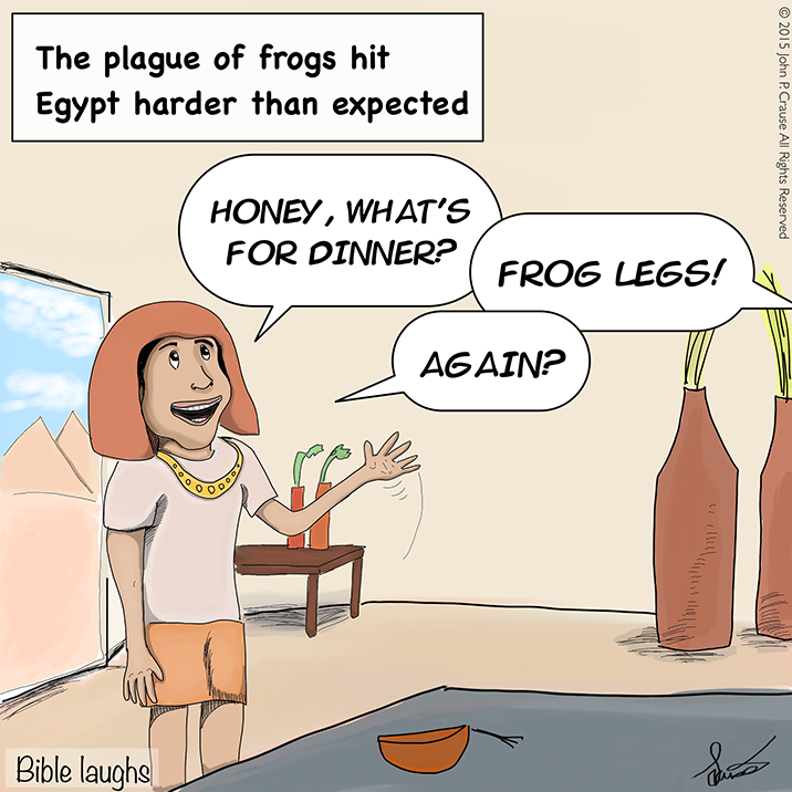 Bible Laughs - Frog Legs Comic