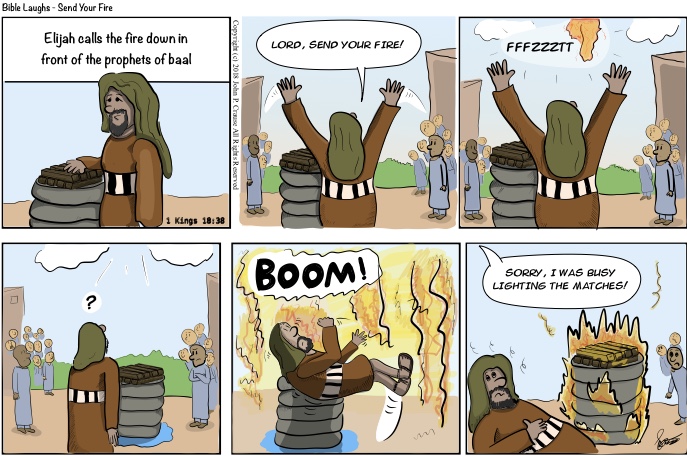 Bible Laughs - Send Your Fire Comic